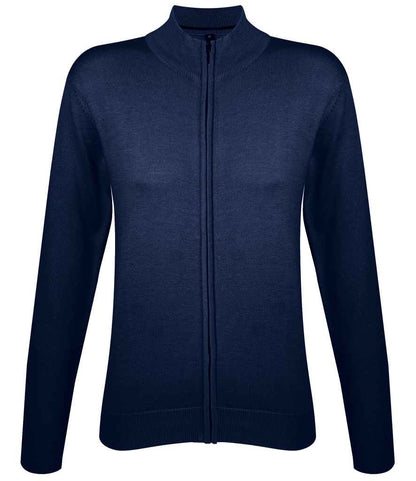 SOL'S SOL'S Ladies Gordon Full Zip Cotton Acrylic Cardigan - Navy (10550)