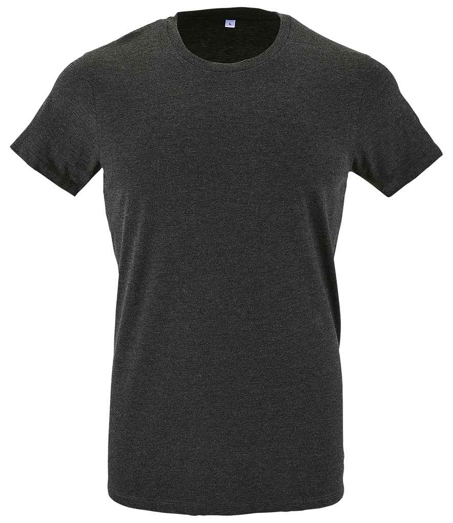 SOL'S SOL'S Regent Fit T-Shirt - Charcoal Marl (10553)