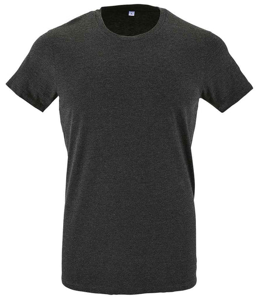 SOL'S SOL'S Regent Fit T-Shirt - Charcoal Marl (10553)