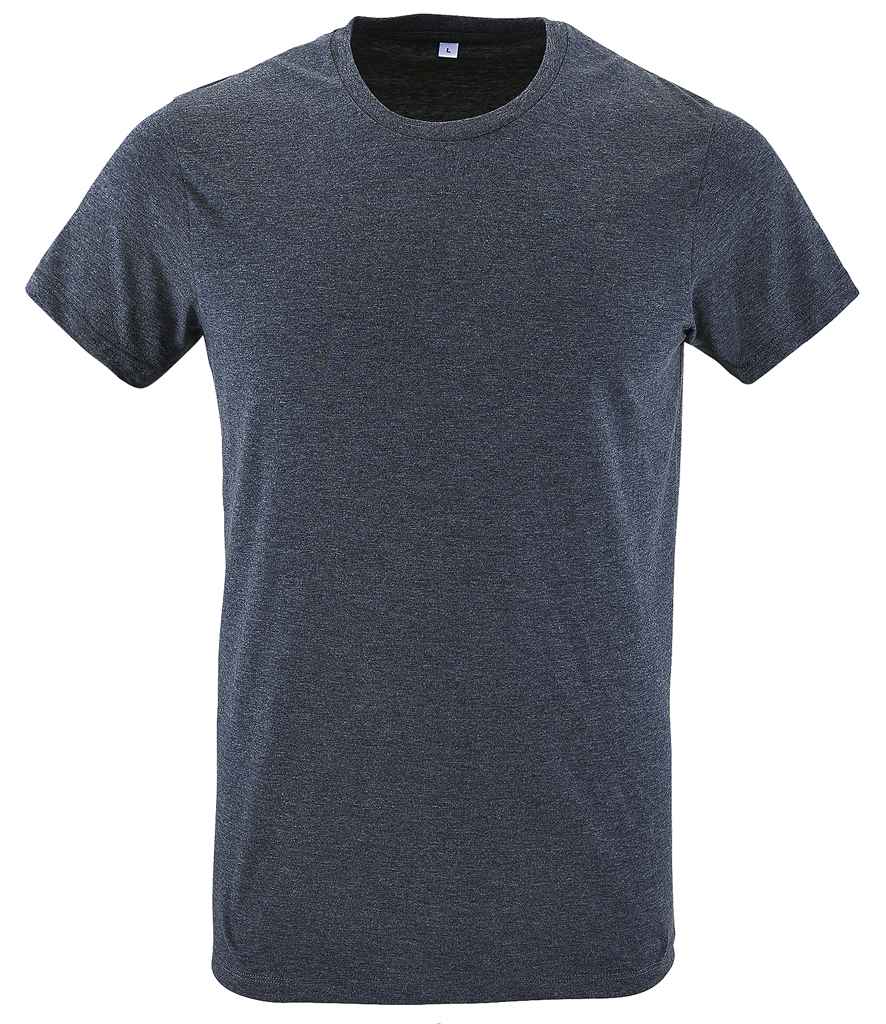 SOL'S SOL'S Regent Fit T-Shirt - Heather Denim (10553)
