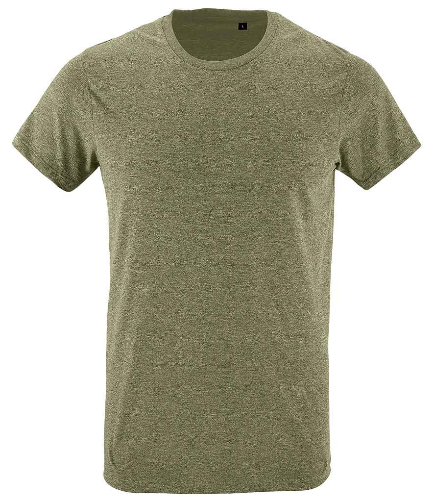 SOL'S SOL'S Regent Fit T-Shirt - Heather Khaki (10553)