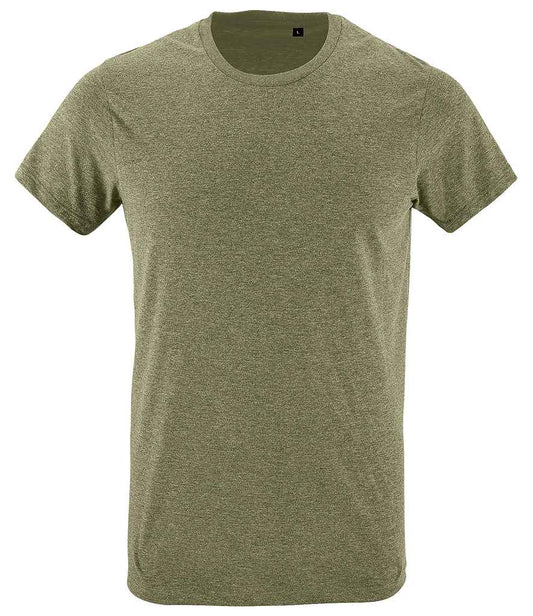 SOL'S SOL'S Regent Fit T-Shirt - Heather Khaki (10553)