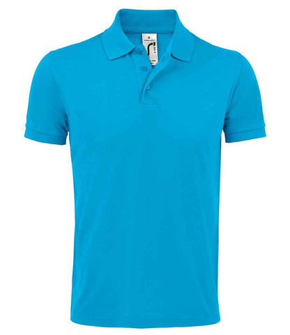 SOL'S SOL'S Prime Poly/Cotton Piqué Polo Shirt - Aqua (10571)