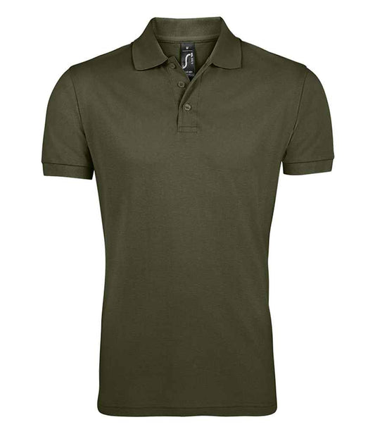 SOL'S SOL'S Prime Poly/Cotton Piqué Polo Shirt - Army (10571)