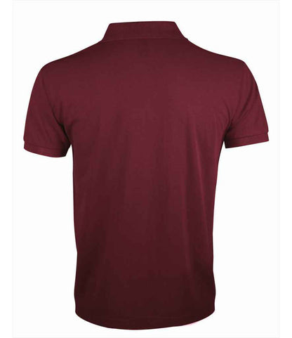 SOL'S SOL'S Prime Poly/Cotton Piqué Polo Shirt - Burgundy (10571)