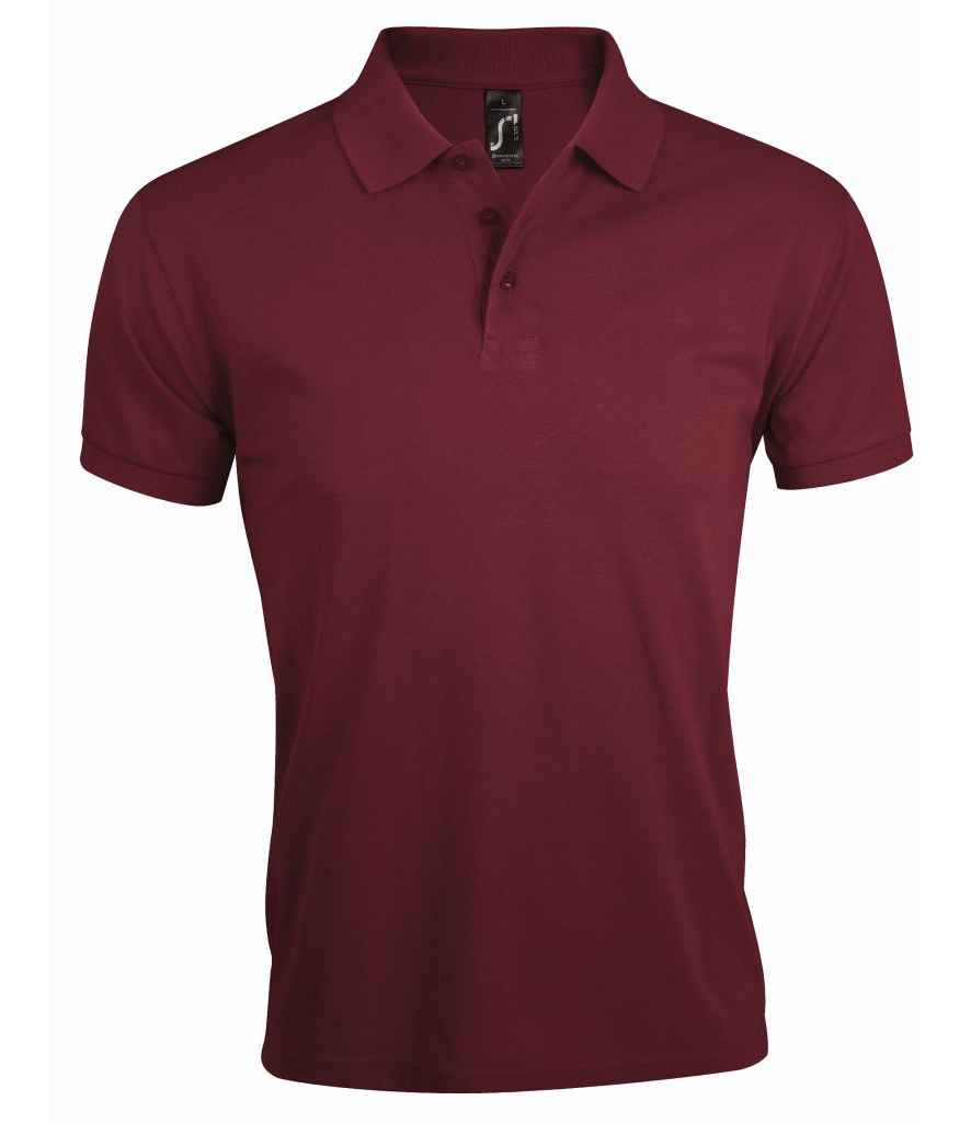 SOL'S SOL'S Prime Poly/Cotton Piqué Polo Shirt - Burgundy (10571)