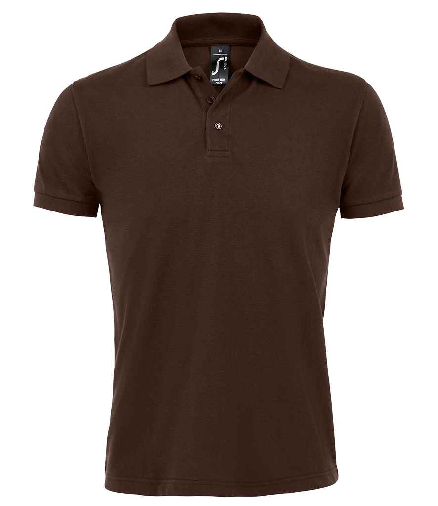 SOL'S SOL'S Prime Poly/Cotton Piqué Polo Shirt - Chocolate (10571)