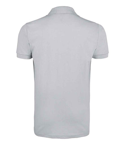 SOL'S SOL'S Prime Poly/Cotton Piqué Polo Shirt - Pure Grey (10571)