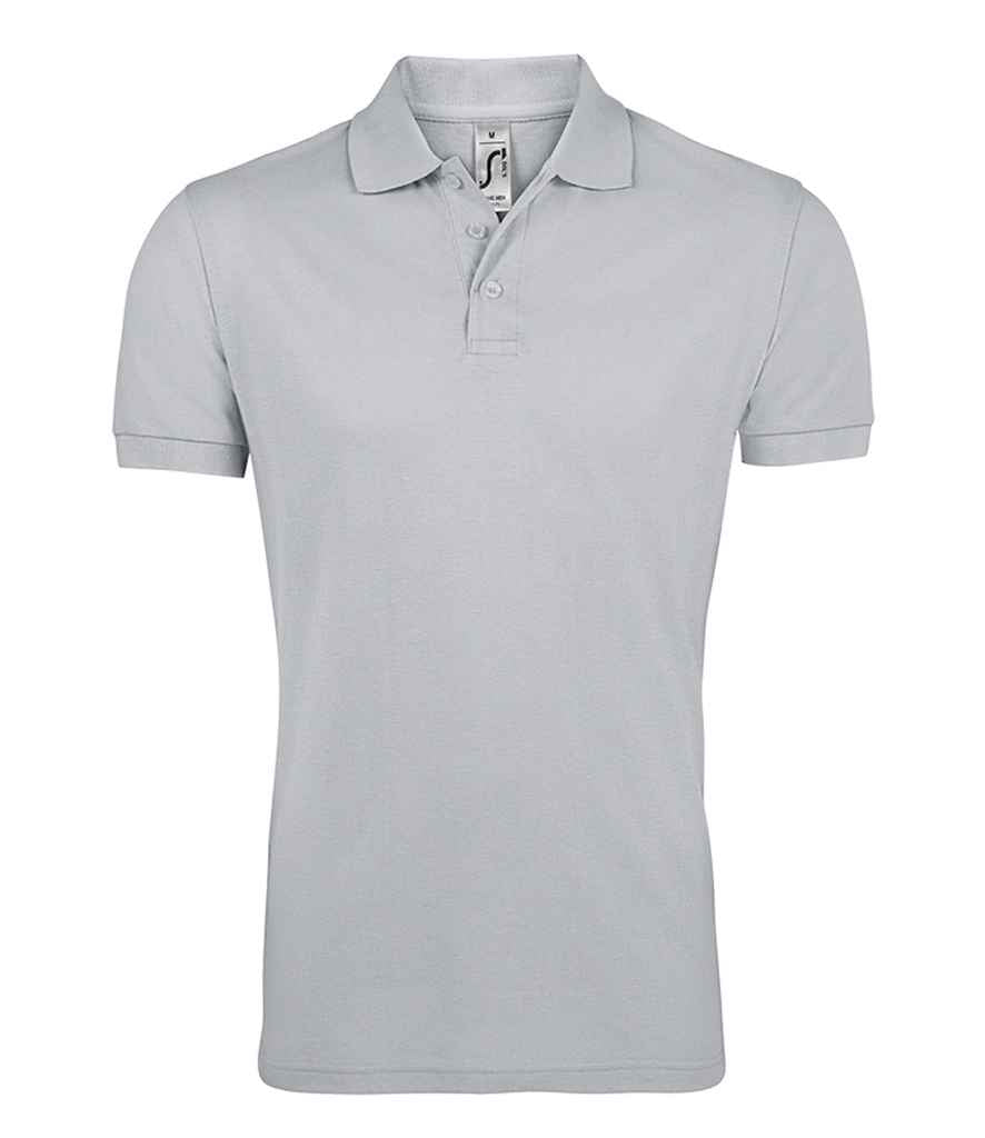 SOL'S SOL'S Prime Poly/Cotton Piqué Polo Shirt - Pure Grey (10571)