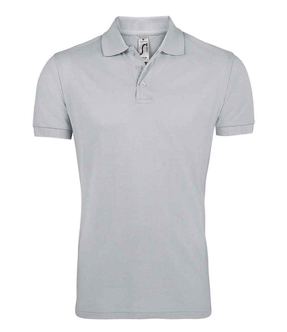 SOL'S SOL'S Prime Poly/Cotton Piqué Polo Shirt - Pure Grey (10571)