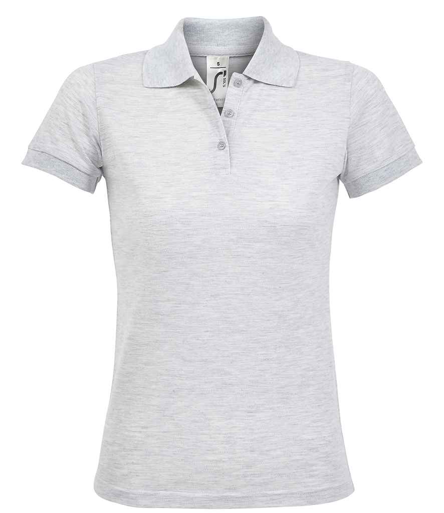 SOL'S SOL'S Ladies Prime Poly/Cotton Piqué Polo Shirt - Ash (10573)