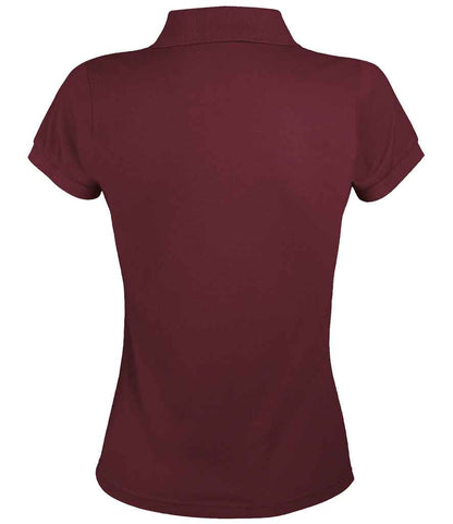 SOL'S SOL'S Ladies Prime Poly/Cotton Piqué Polo Shirt - Burgundy (10573)