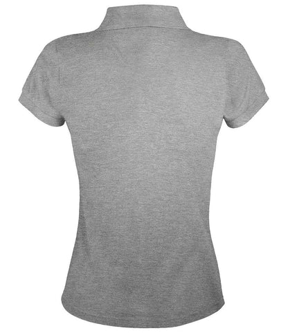SOL'S SOL'S Ladies Prime Poly/Cotton Piqué Polo Shirt - Grey Marl (10573)