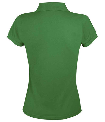 SOL'S SOL'S Ladies Prime Poly/Cotton Piqué Polo Shirt - Kelly Green (10573)