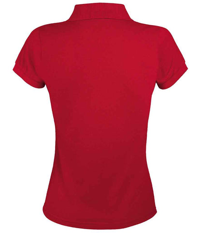 SOL'S SOL'S Ladies Prime Poly/Cotton Piqué Polo Shirt - Red (10573)