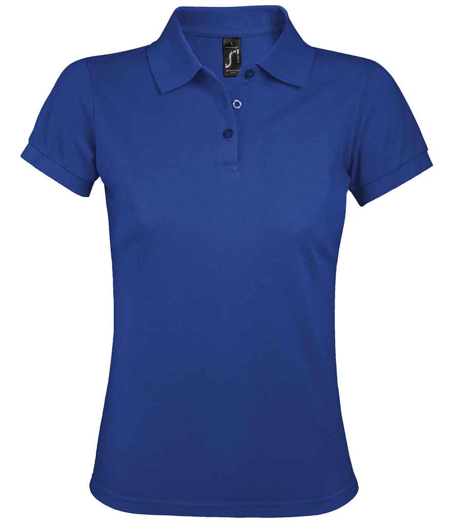 SOL'S SOL'S Ladies Prime Poly/Cotton Piqué Polo Shirt - Royal Blue (10573)