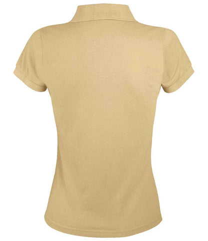 SOL'S SOL'S Ladies Prime Poly/Cotton Piqué Polo Shirt - Sand (10573)