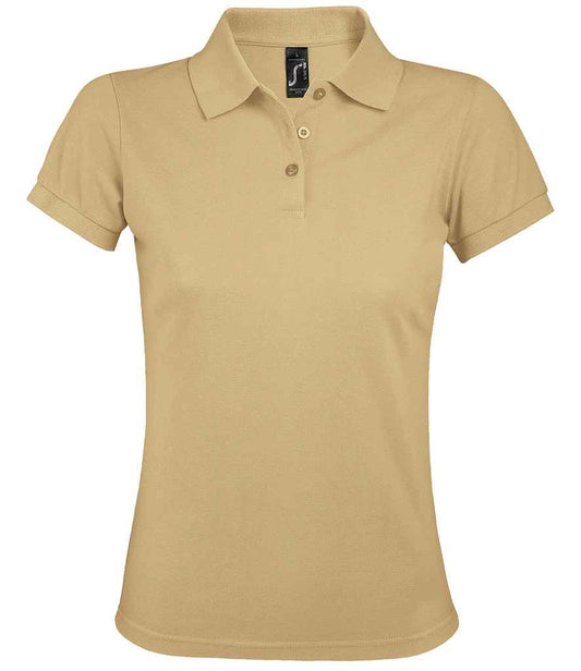 SOL'S SOL'S Ladies Prime Poly/Cotton Piqué Polo Shirt - Sand (10573)