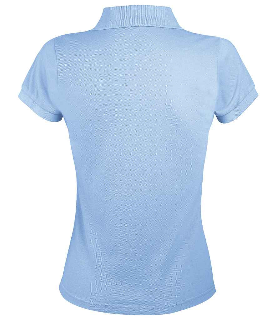 SOL'S SOL'S Ladies Prime Poly/Cotton Piqué Polo Shirt - Sky Blue (10573)