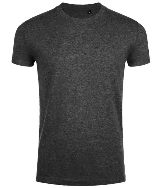 SOL'S SOL'S Imperial Fit T-Shirt - Charcoal Marl (10580)