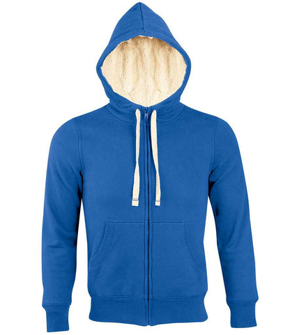 SOL'S SOL'S Unisex Sherpa Hooded Jacket - Royal Blue (10584)
