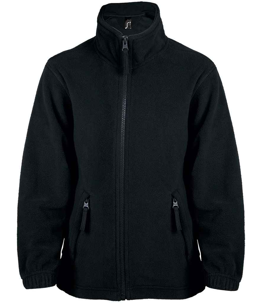 SOL'S SOL'S Kids North Fleece Jacket - Black (10589)