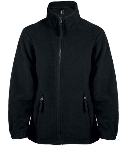 SOL'S SOL'S Kids North Fleece Jacket - Black (10589)