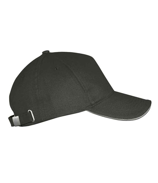SOL'S SOL'S Long Beach Cap - Dark Grey/Light Grey (10594)