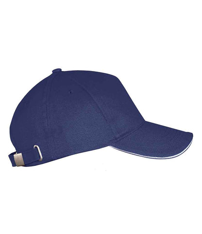 SOL'S SOL'S Long Beach Cap - French Navy/White (10594)