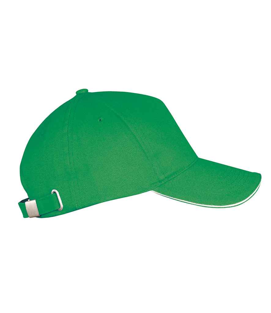 SOL'S SOL'S Long Beach Cap - Kelly Green/White (10594)