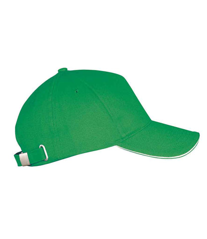 SOL'S SOL'S Long Beach Cap - Kelly Green/White (10594)