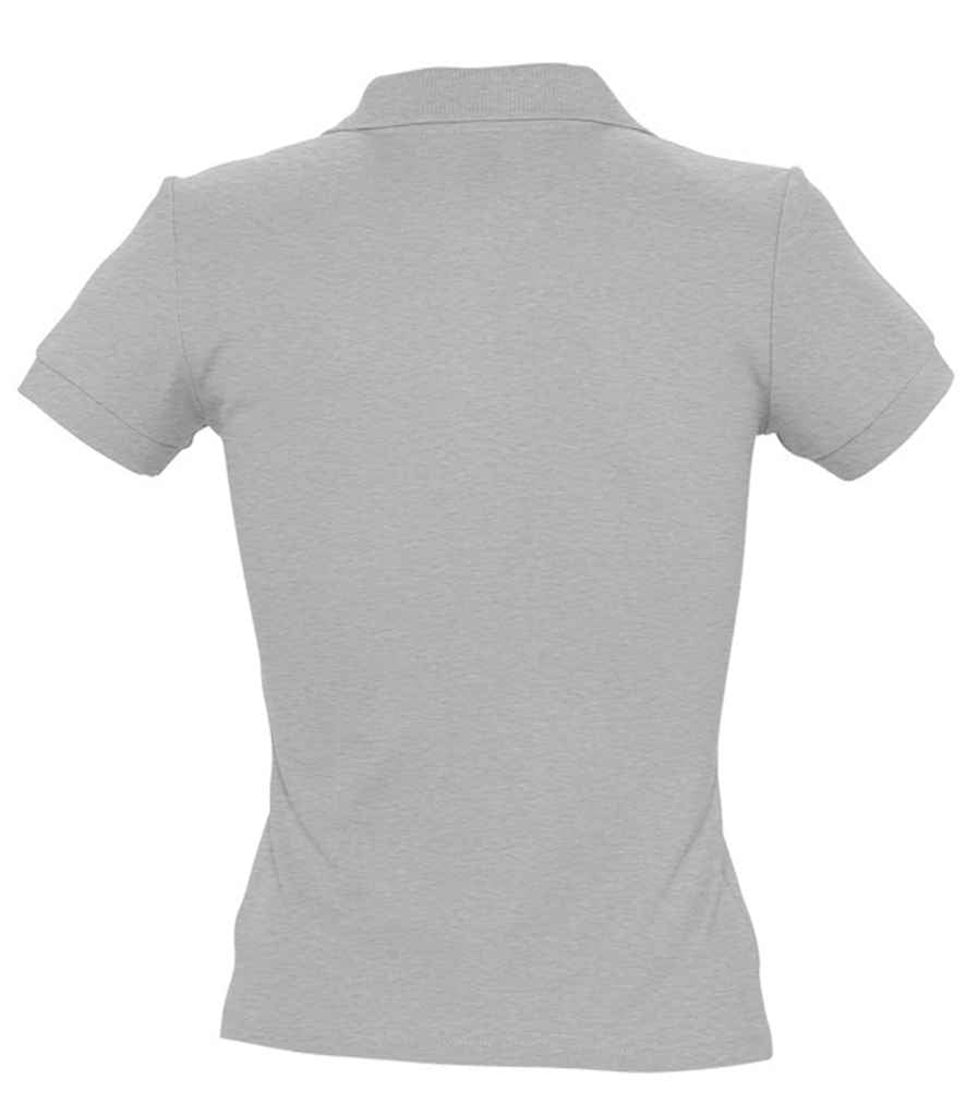 SOL'S SOL'S Ladies People Cotton Piqué Polo Shirt - Grey Marl (11310)