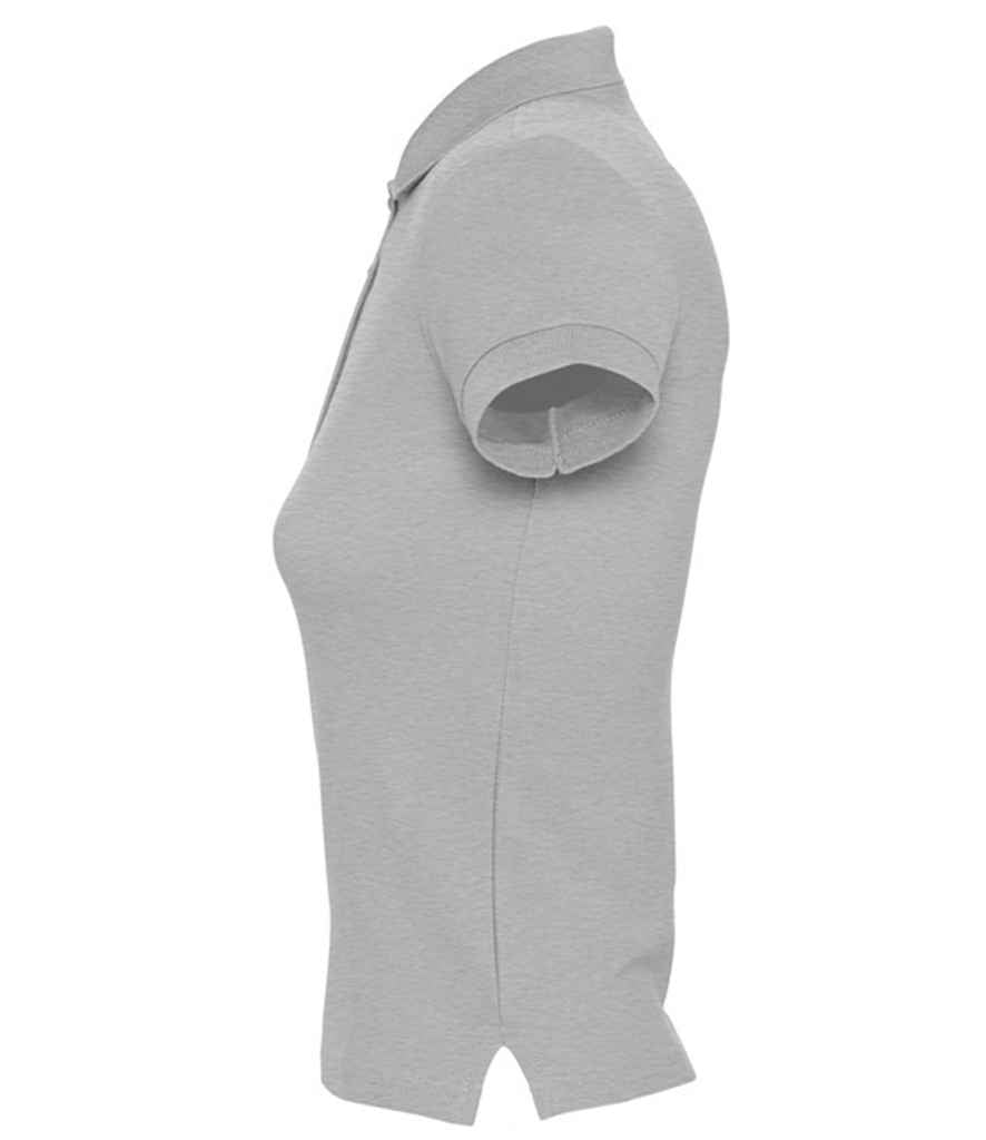 SOL'S SOL'S Ladies People Cotton Piqué Polo Shirt - Grey Marl (11310)