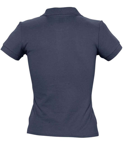 SOL'S SOL'S Ladies People Cotton Piqué Polo Shirt - Navy (11310)