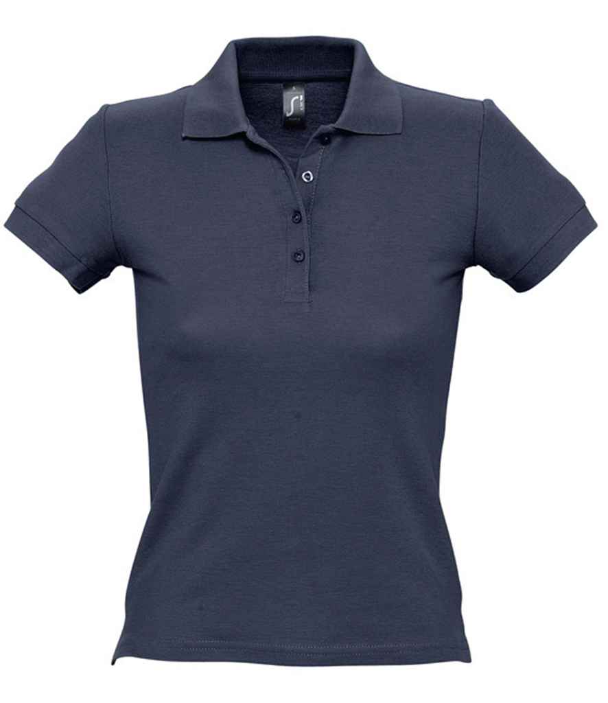 SOL'S SOL'S Ladies People Cotton Piqué Polo Shirt - Navy (11310)