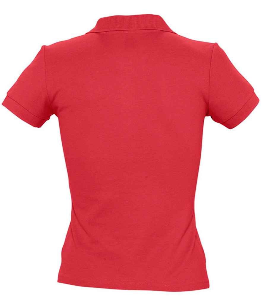SOL'S SOL'S Ladies People Cotton Piqué Polo Shirt - Red (11310)