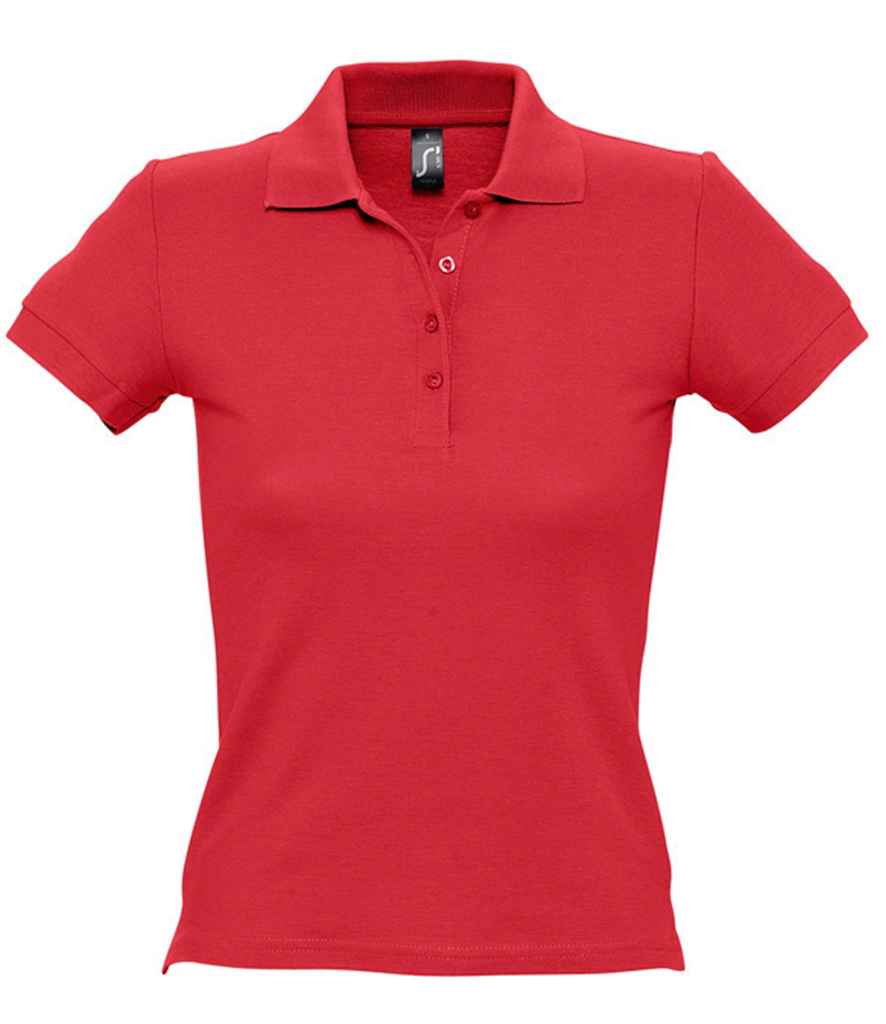 SOL'S SOL'S Ladies People Cotton Piqué Polo Shirt - Red (11310)