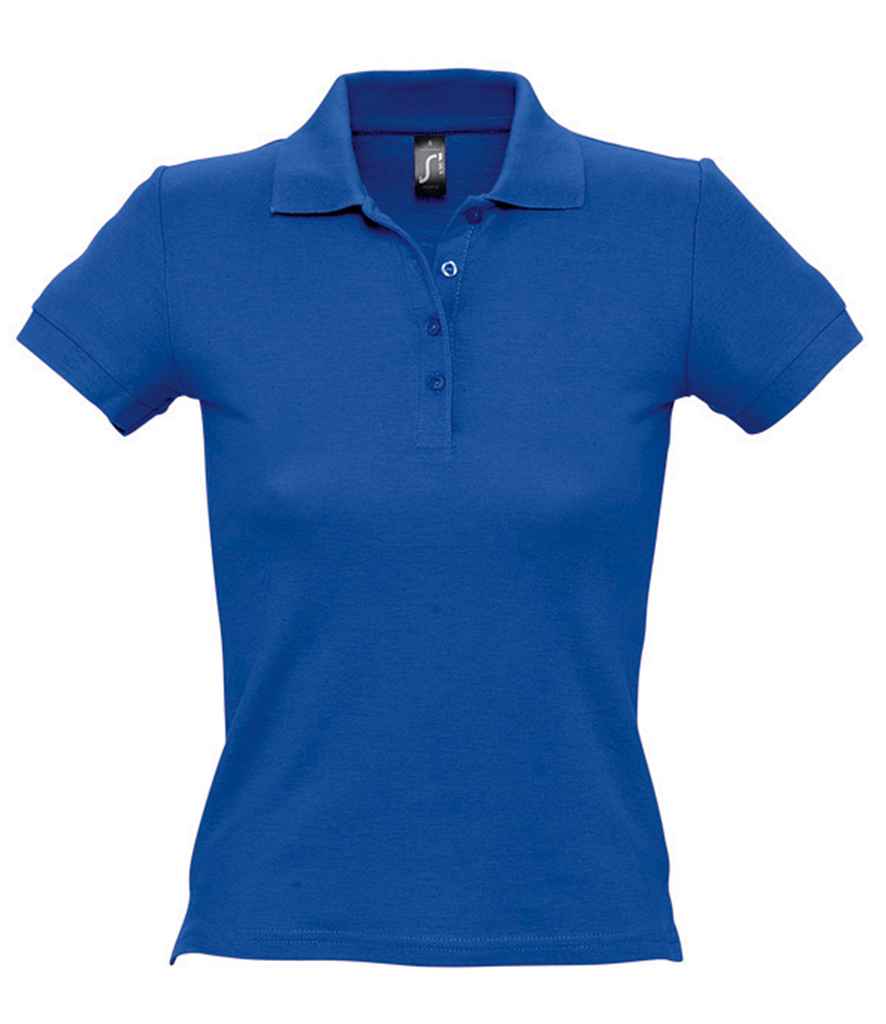 SOL'S SOL'S Ladies People Cotton Piqué Polo Shirt - Royal Blue (11310)