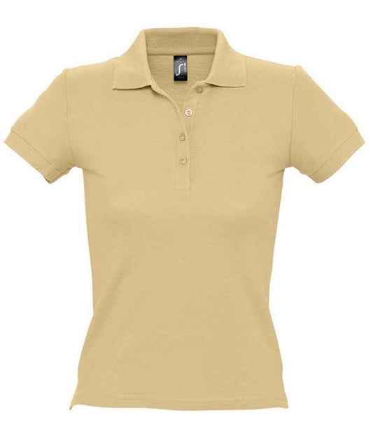 SOL'S SOL'S Ladies People Cotton Piqué Polo Shirt - Sand (11310)