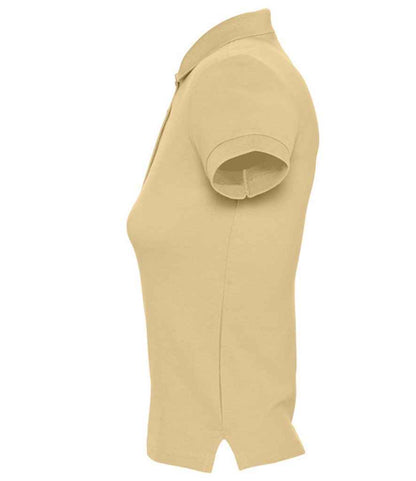 SOL'S SOL'S Ladies People Cotton Piqué Polo Shirt - Sand (11310)