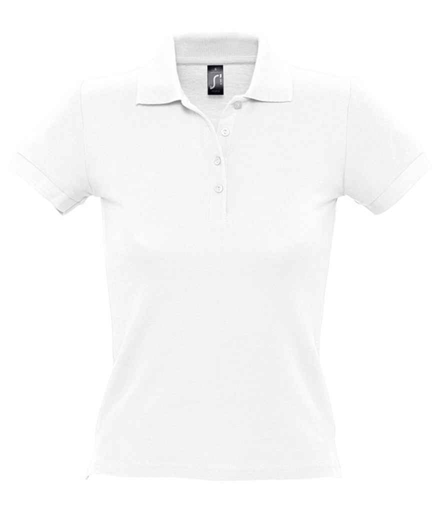 SOL'S SOL'S Ladies People Cotton Piqué Polo Shirt - White (11310)