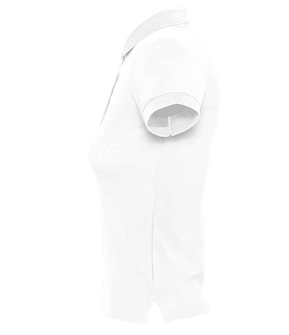 SOL'S SOL'S Ladies People Cotton Piqué Polo Shirt - White (11310)