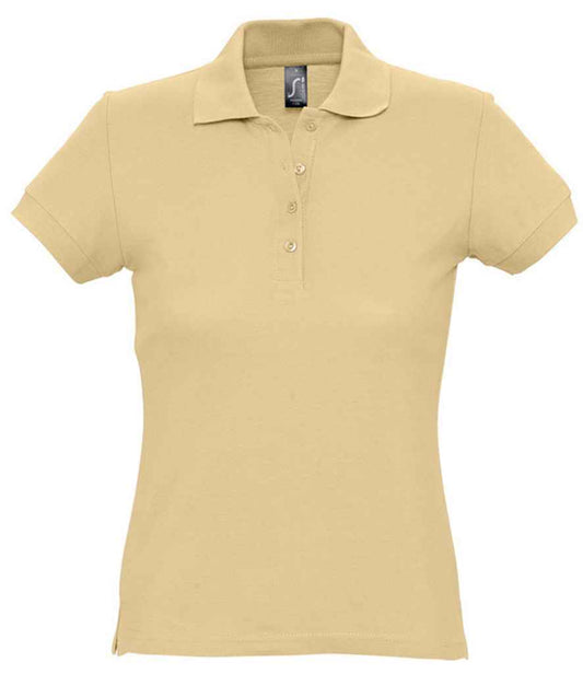 SOL'S SOL'S Ladies Passion Cotton Piqué Polo Shirt - Sand (11338)