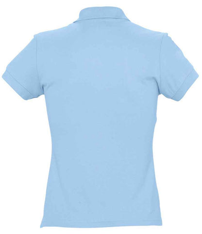 SOL'S SOL'S Ladies Passion Cotton Piqué Polo Shirt - Sky Blue (11338)