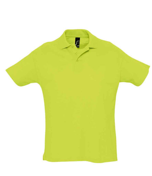 SOL'S SOL'S Summer II Cotton Piqué Polo Shirt - Apple Green (11342)