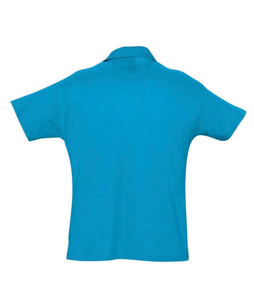 SOL'S SOL'S Summer II Cotton Piqué Polo Shirt - Aqua (11342)