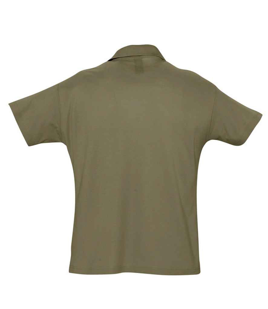 SOL'S SOL'S Summer II Cotton Piqué Polo Shirt - Army (11342)