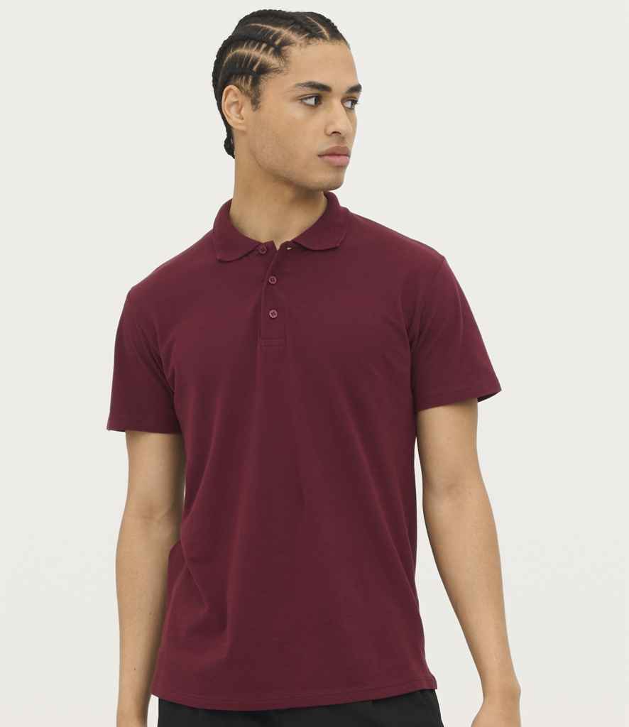 SOL'S SOL'S Summer II Cotton Piqué Polo Shirt - Burgundy (11342)