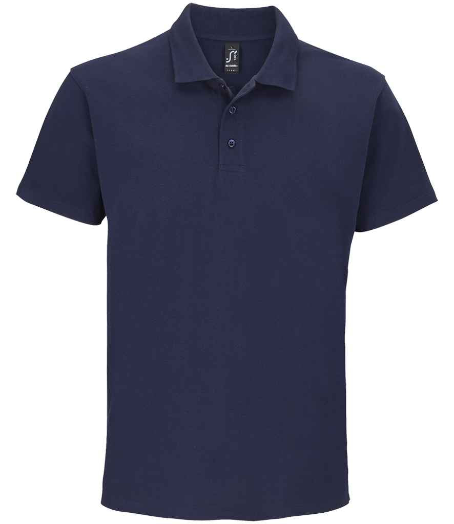 SOL'S SOL'S Summer II Cotton Piqué Polo Shirt - French Navy (11342)