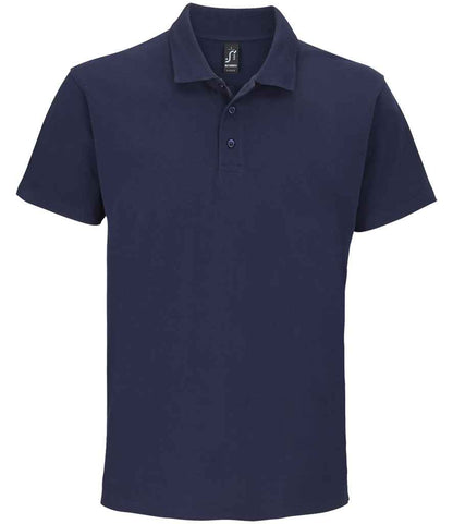 SOL'S SOL'S Summer II Cotton Piqué Polo Shirt - French Navy (11342)